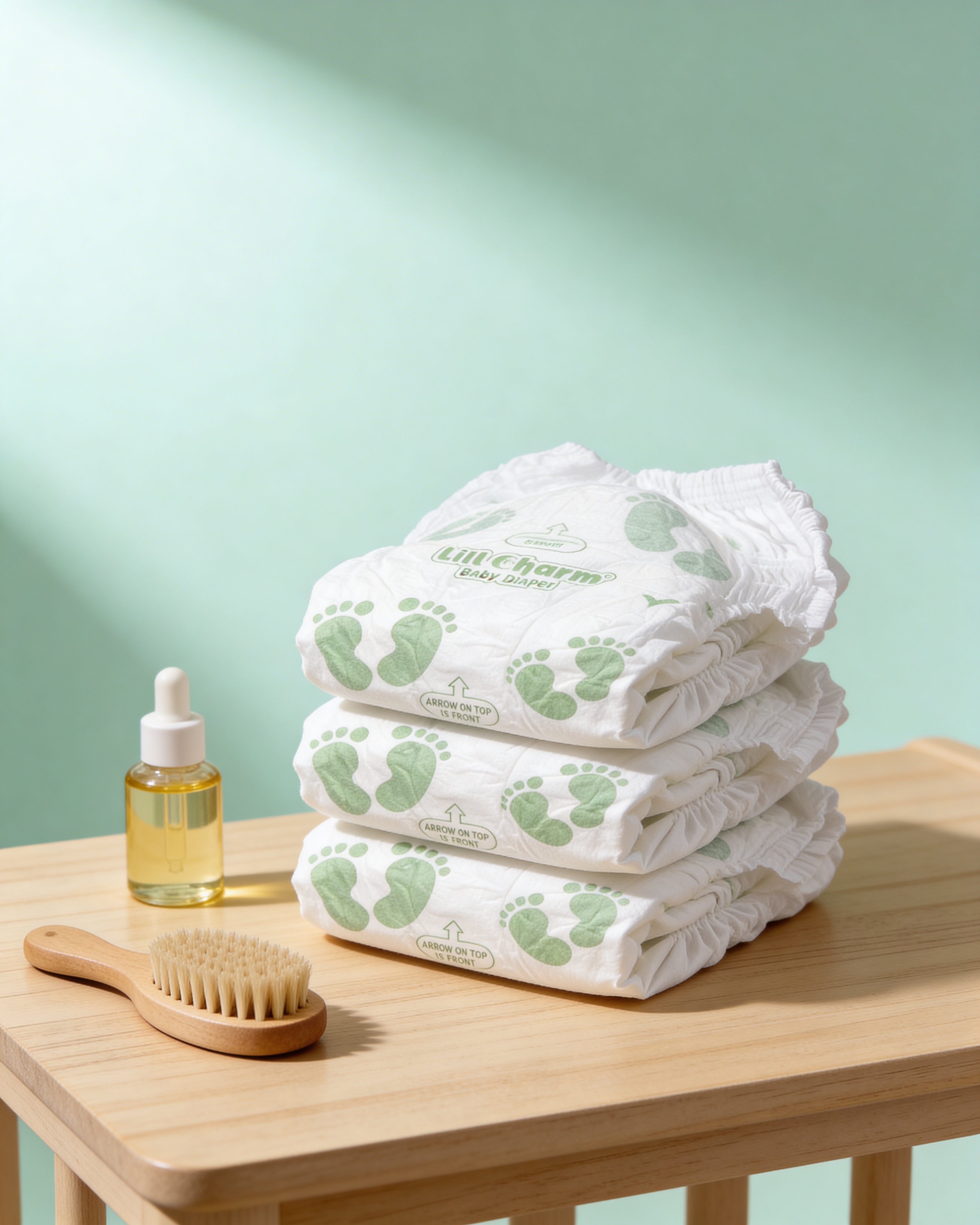 Premium Diaper Combo Pack with Stainless Steel Feeding Bottle